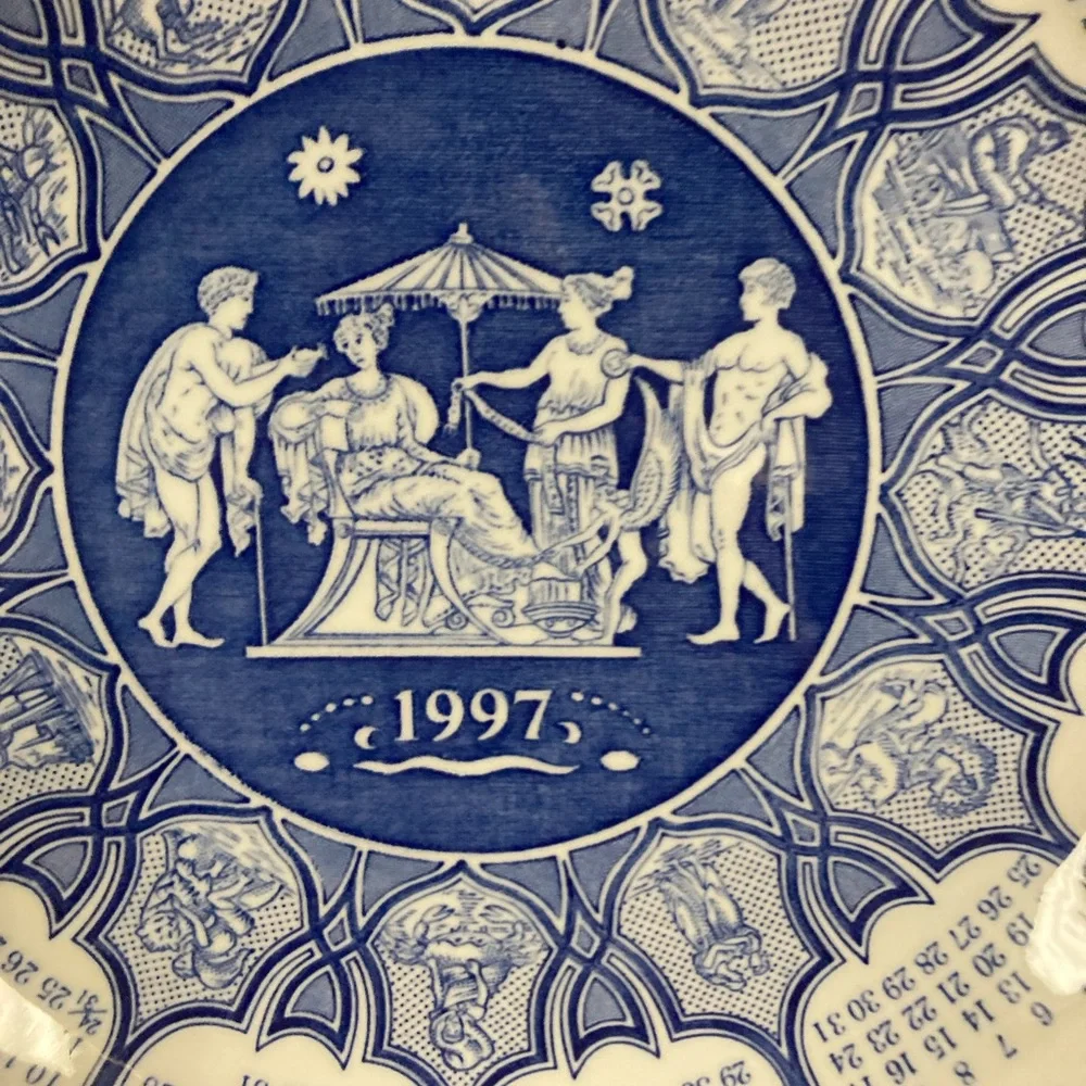 Spode Blue Room Calendar Plates - Picture 2 of 9